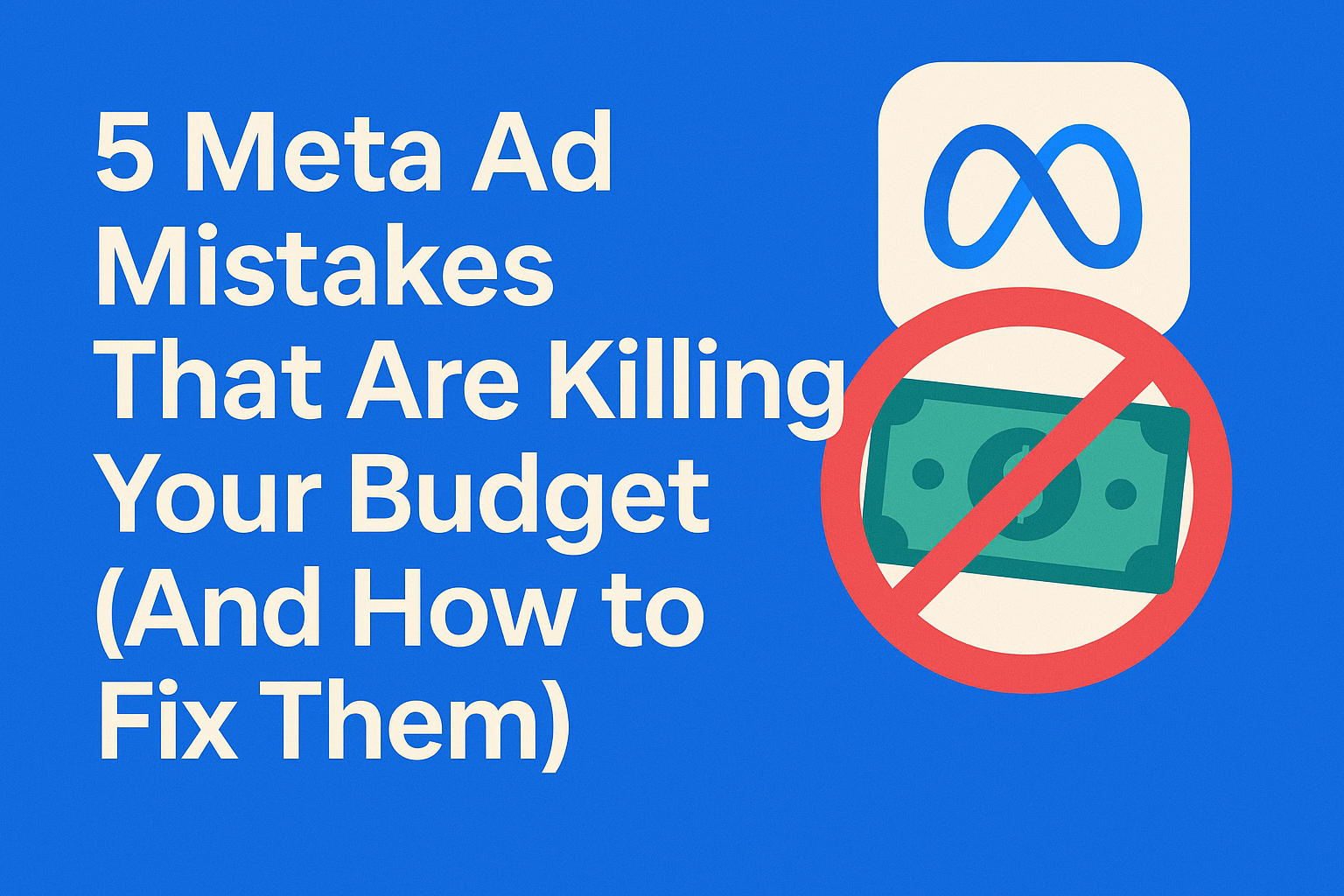 5 Costly Meta Ad Mistakes That Are Wasting Your Budget (With Easy Fixes)